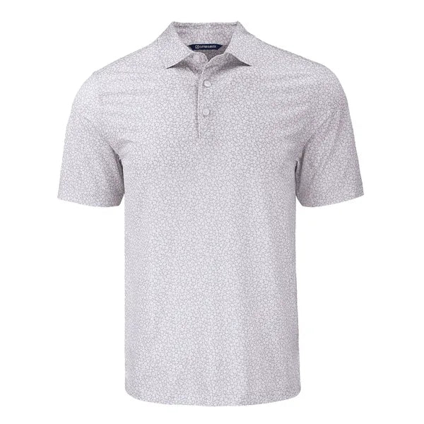 Cutter & Buck Pike Recycled Flora Print Mens Polo