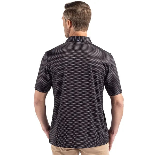 Cutter & Buck Pike Recycled Shadow Check Print Mens Big &...
