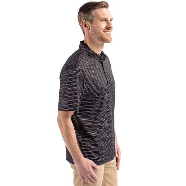 Cutter & Buck Pike Recycled Shadow Check Print Mens Big &...