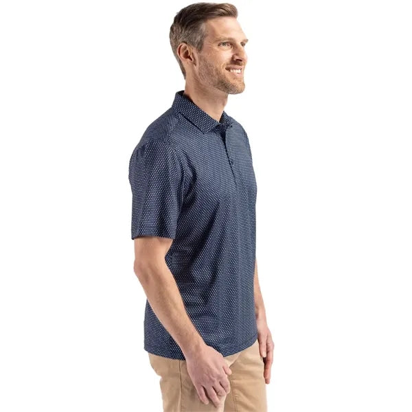 Cutter & Buck Pike Recycled Shadow Check Print Mens Big &...