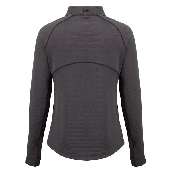 Cutter & Buck Peshastin Recycled GridFleece Womens Full Z...
