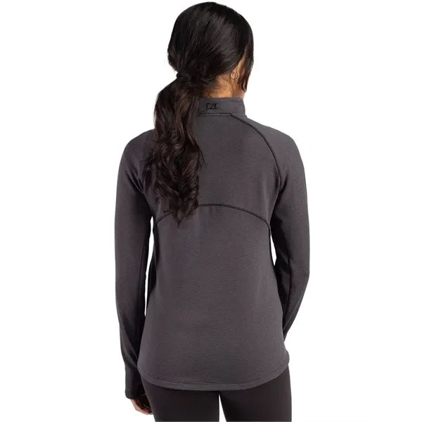 Cutter & Buck Peshastin Recycled GridFleece Womens Full Z...