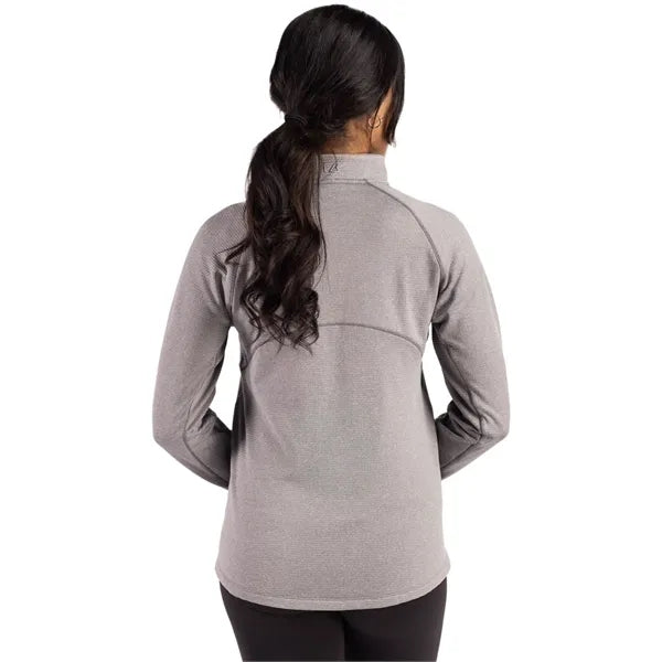 Cutter & Buck Peshastin Recycled GridFleece Womens Full Z...