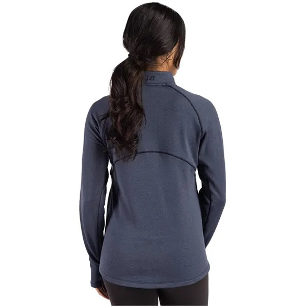 Cutter & Buck Peshastin Recycled GridFleece Womens Full Z...