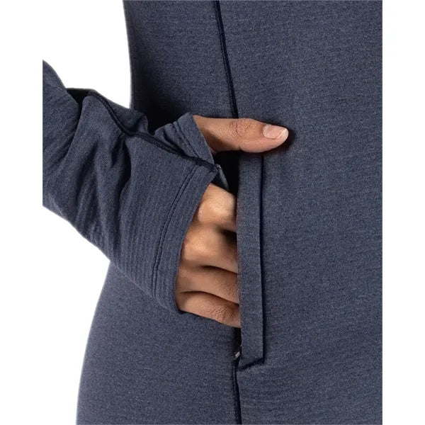 Cutter & Buck Peshastin Recycled GridFleece Womens Full Z...