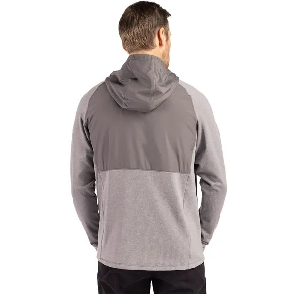 Cutter & Buck Peshastin Recycled GridFleece Mens Hybrid F...