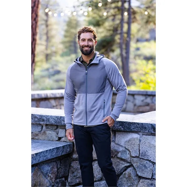 Cutter & Buck Peshastin Recycled GridFleece Mens Hybrid F...