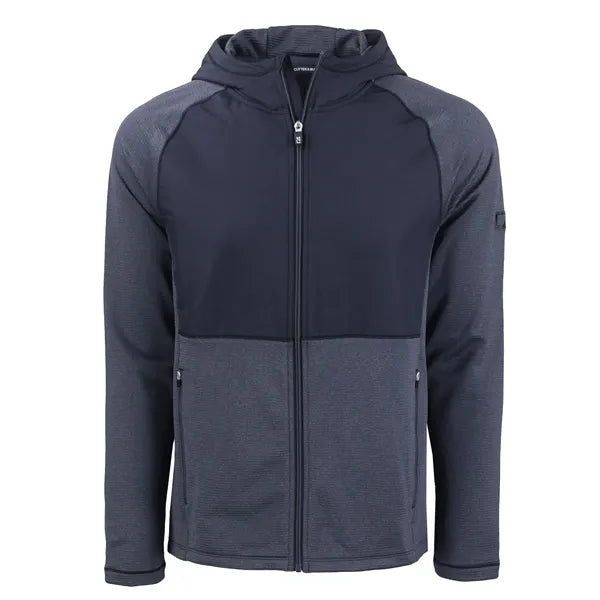 Cutter & Buck Peshastin Recycled GridFleece Mens Hybrid F...