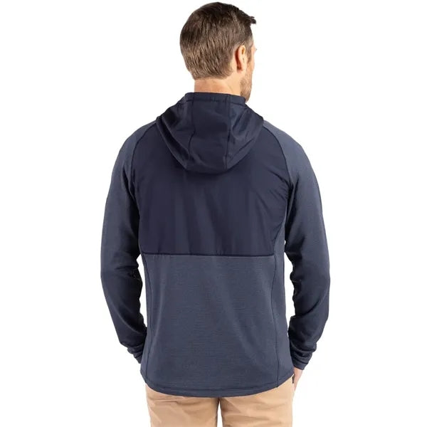Cutter & Buck Peshastin Recycled GridFleece Mens Hybrid F...