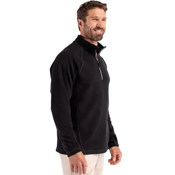 Clique Powder Recycled Fleece Mens Quarter Zip Jacket