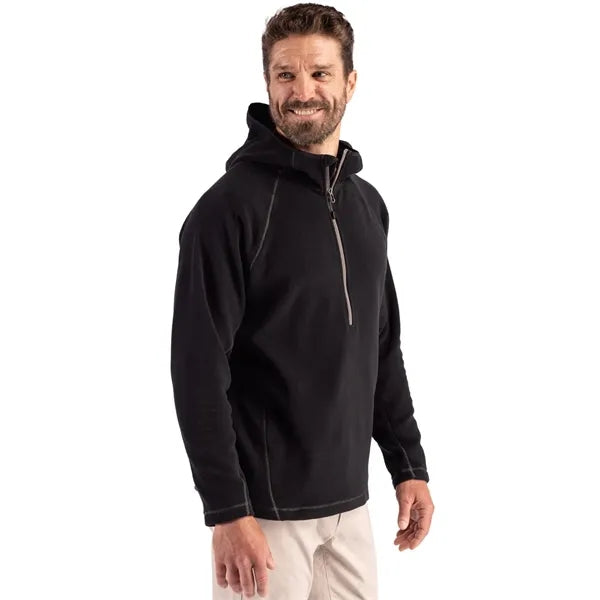 Clique Powder Recycled Fleece Mens Half Zip Sweatshirt