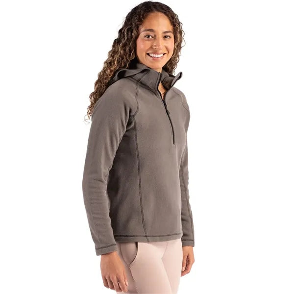 Clique Powder Recycled Fleece Womens Half Zip Sweatshirt