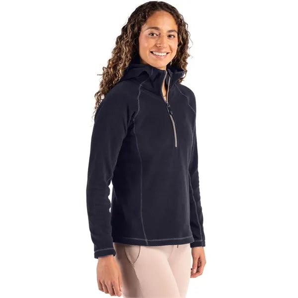 Clique Powder Recycled Fleece Womens Half Zip Sweatshirt