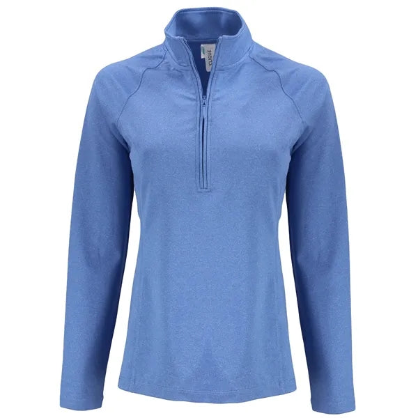 Clique Dash Recycled Womens Quarter Zip Sweatshirt
