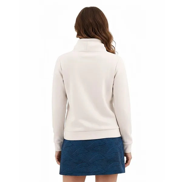 Clique Haven Recycled Womens High Collar Pullover Sweatshirt