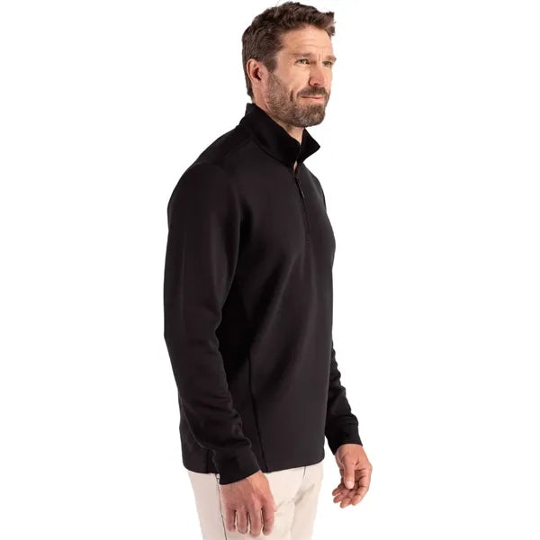 Clique Haven Recycled Mens Quarter Zip Sweatshirt