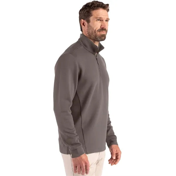 Clique Haven Recycled Mens Quarter Zip Sweatshirt