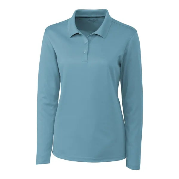 Clique Spin Eco Performance Pique Long Sleeve Womens Polo