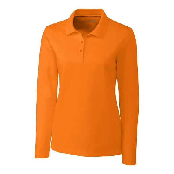 Clique Spin Eco Performance Pique Long Sleeve Womens Polo