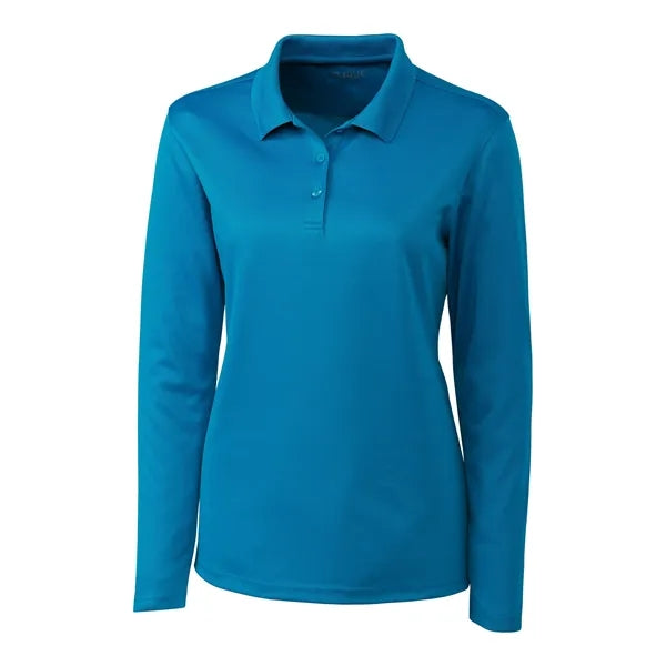 Clique Spin Eco Performance Pique Long Sleeve Womens Polo