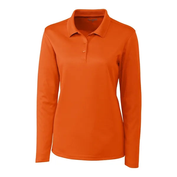 Clique Spin Eco Performance Pique Long Sleeve Womens Polo