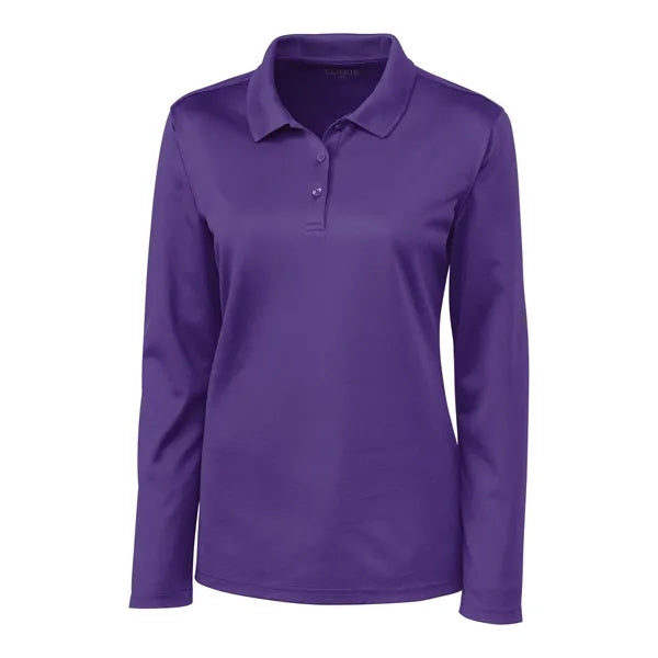 Clique Spin Eco Performance Pique Long Sleeve Womens Polo