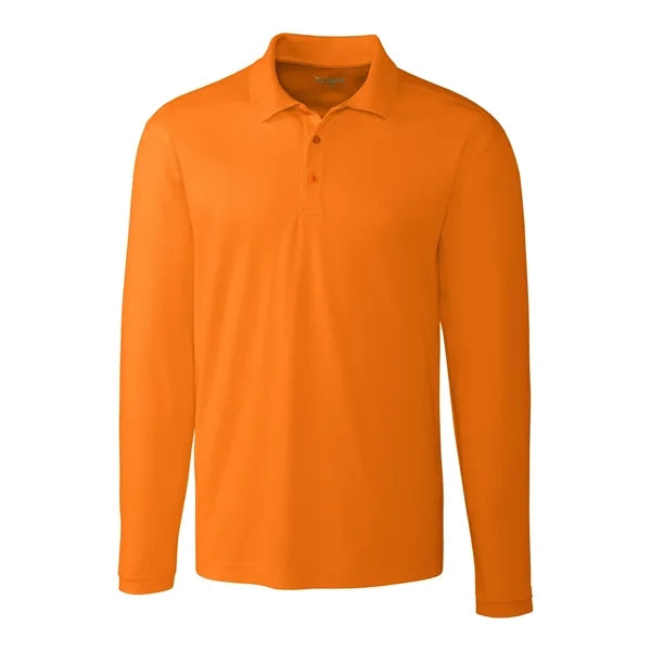 Clique Spin Eco Performance Pique Long Sleeve Mens Polo
