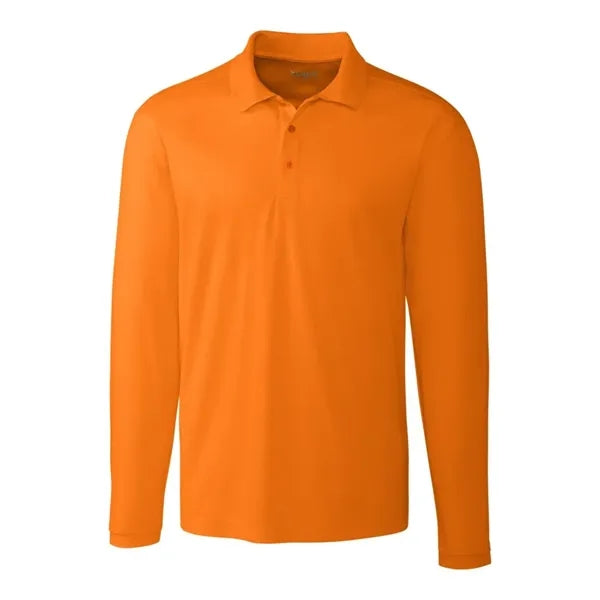 Clique Spin Eco Performance Pique Long Sleeve Mens Polo