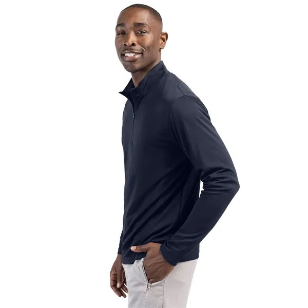 Clique Spin Solution-dyed Performance Interlock Mens Half...