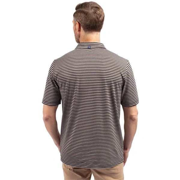 Cutter & Buck Virtue Recycled Stripe Featherlight Pique M...