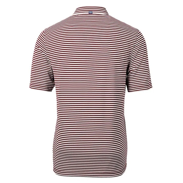 Cutter & Buck Virtue Recycled Stripe Featherlight Pique M...