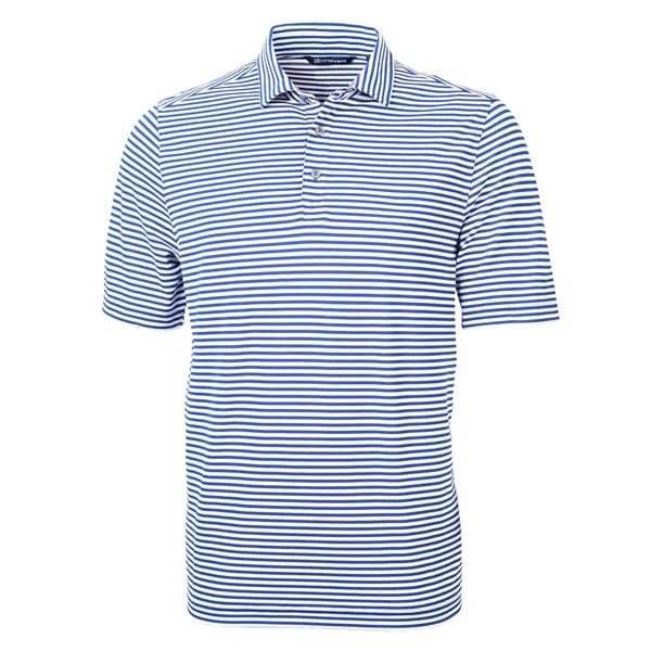 Cutter & Buck Virtue Recycled Stripe Featherlight Pique M...