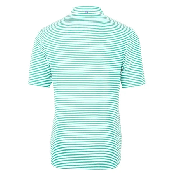 Cutter & Buck Virtue Recycled Stripe Featherlight Pique M...