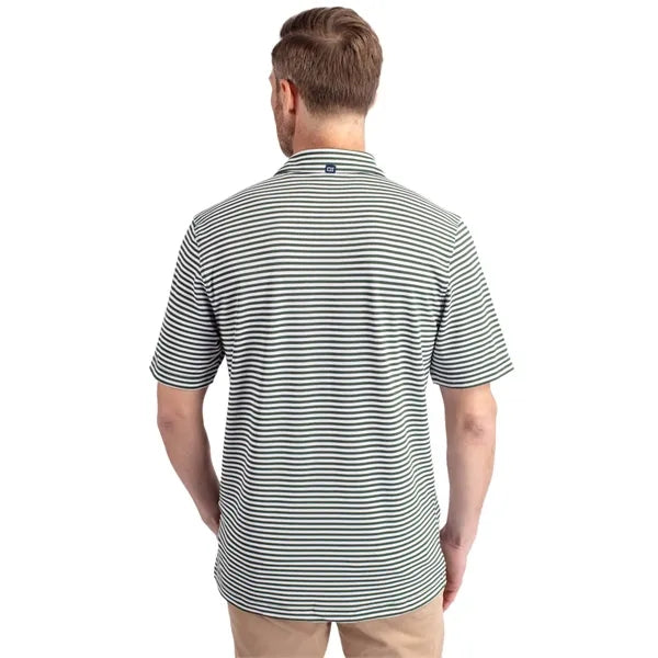 Cutter & Buck Virtue Recycled Stripe Featherlight Pique M...