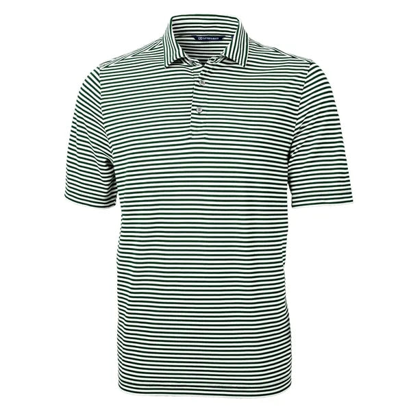 Cutter & Buck Virtue Recycled Stripe Featherlight Pique M...