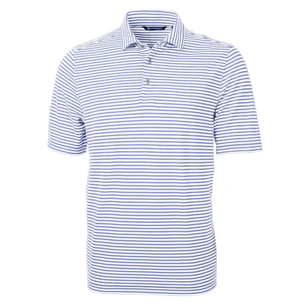 Cutter & Buck Virtue Recycled Stripe Featherlight Pique M...