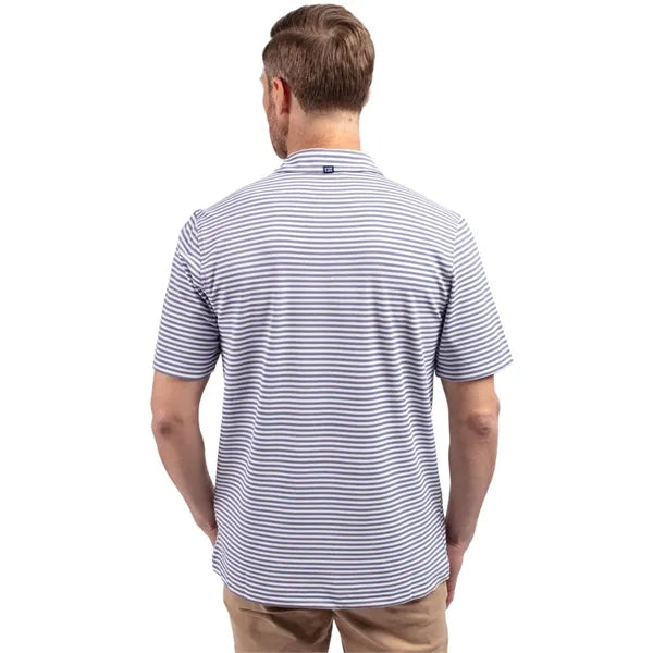 Cutter & Buck Virtue Recycled Stripe Featherlight Pique M...