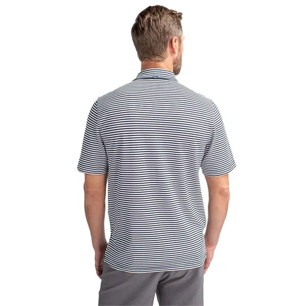 Cutter & Buck Virtue Recycled Stripe Featherlight Pique M...