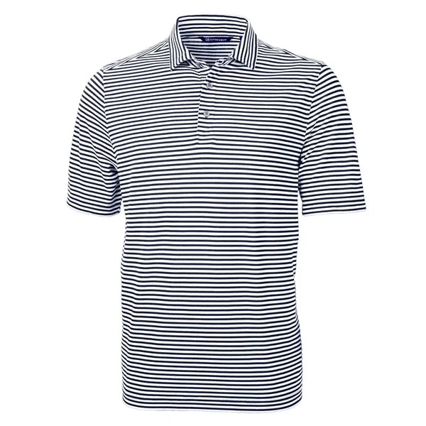 Cutter & Buck Virtue Recycled Stripe Featherlight Pique M...