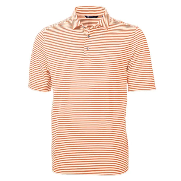 Cutter & Buck Virtue Recycled Stripe Featherlight Pique M...