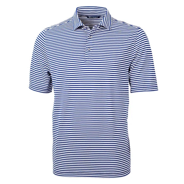 Cutter & Buck Virtue Recycled Stripe Featherlight Pique M...