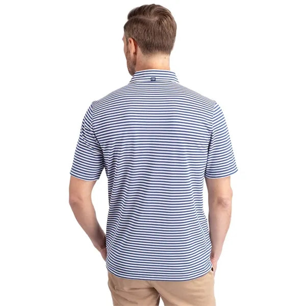 Cutter & Buck Virtue Recycled Stripe Featherlight Pique M...