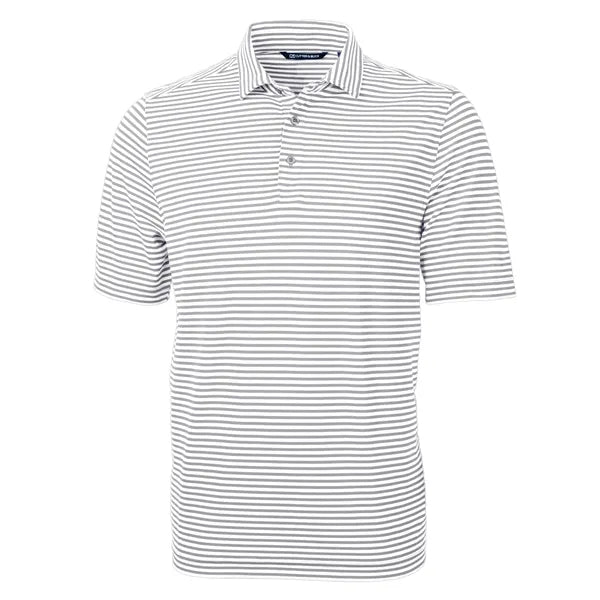 Cutter & Buck Virtue Recycled Stripe Featherlight Pique M...