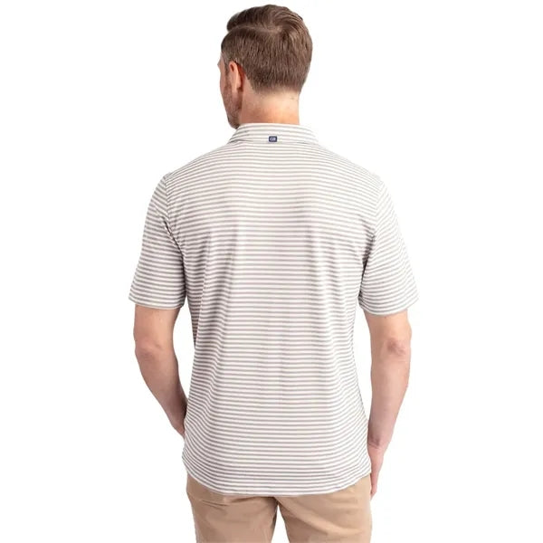 Cutter & Buck Virtue Recycled Stripe Featherlight Pique M...