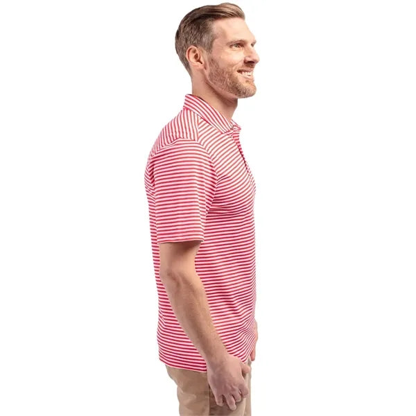 Cutter & Buck Virtue Recycled Stripe Featherlight Pique M...