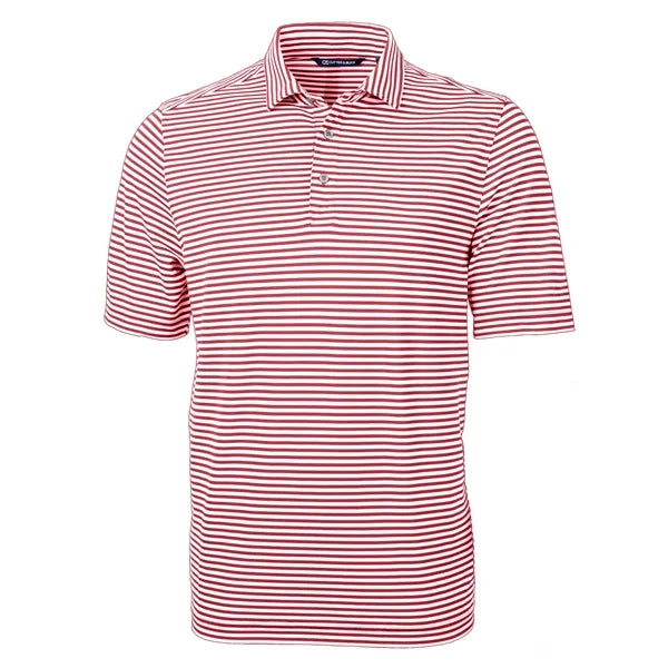 Cutter & Buck Virtue Recycled Stripe Featherlight Pique M...