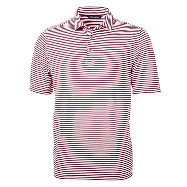 Cutter & Buck Virtue Recycled Stripe Featherlight Pique M...