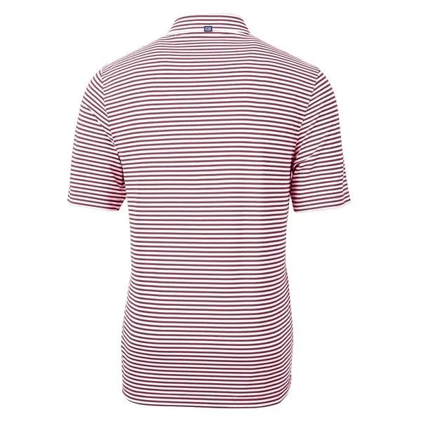 Cutter & Buck Virtue Recycled Stripe Featherlight Pique M...