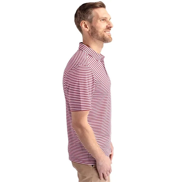 Cutter & Buck Virtue Recycled Stripe Featherlight Pique M...