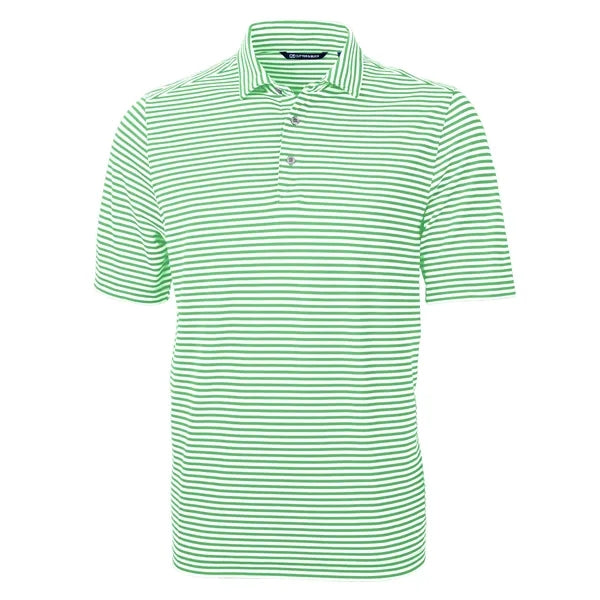 Cutter & Buck Virtue Recycled Stripe Featherlight Pique M...